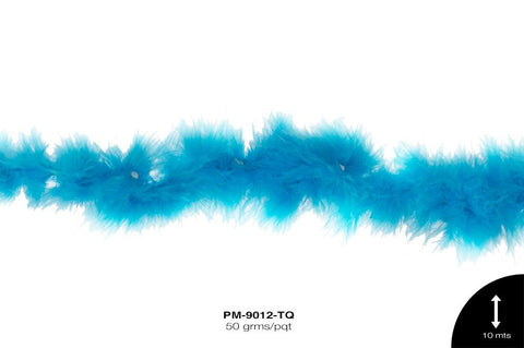 PLUMA MARABU REF: 46 TURQUESA 50 GR/PQT