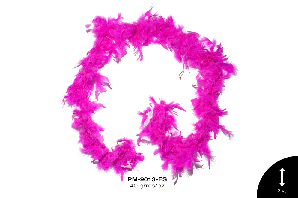 PLUMA BOA REF: 40g FUCSIA 2YD/PZ