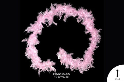 PLUMA BOA REF: 40g ROSA 2YD/P