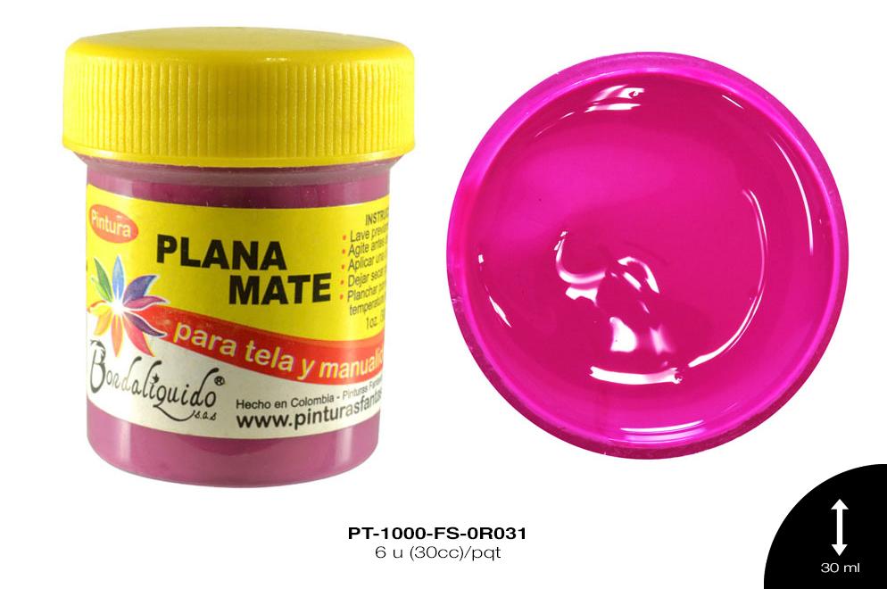 PINTURA PLANA O MATE MORA EN LECHE 6 u(30cc)/pqt