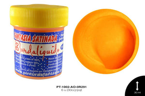 PINTURA FANTASIA SATINADA AMARILLO PRIMARIO 6 u(30cc)/pqt