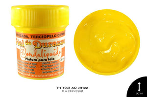 PINTURA PIEL DE DURAZNO AMARILLO SOL 6 u(30cc)/pqt