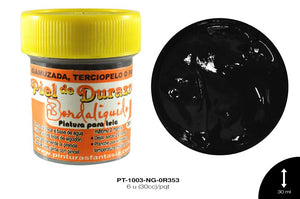 PINTURA PIEL DE DURAZNO NEGRO 6 u(30cc)/pqt