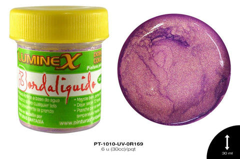 PINTURA LUMINEX UVA CLARO 6 u(30cc)/pqt