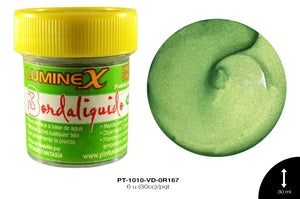 PINTURA LUMINEX VERDE ACEITUNA 6 u(30cc)/pqt