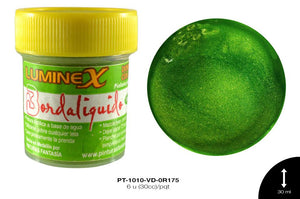 PINTURA LUMINEX VERDE PRADERA 6 u(30cc)/pqt