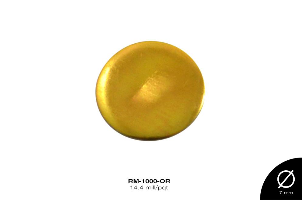 TACHE PLANO CIRCULAR PLANCHA REF:7 mm DORADO 14.4 mill/pqt