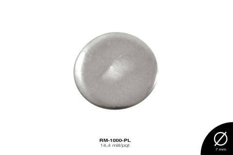 TACHE PLANO CIRCULAR PLANCHA REF:7 mm PLATA 14.4 mill/pqt