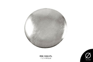 TACHE PLANO CIRCULAR PLANCHA REF:10mm PLATA 7.2 mill/pqt