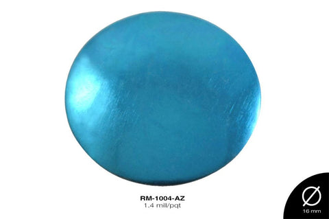 TACHE PLANO CIRCULAR PLANCHA REF:16 mm  AZUL 1.4 mill/pqt