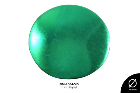 TACHE PLANO CIRCULAR PLANCHA REF:16 mm  VERDE 1.4 mill/pqt