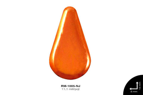 TACHE PLANO GOTA PLANCHA REF:8X13 mm NARANJA 11.1 mill/pqt