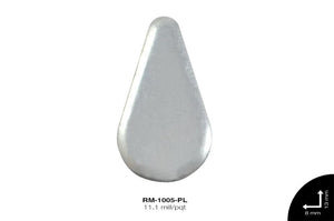 TACHE PLANO GOTA PLANCHA REF:8X13 mm PLATA 11.1 mill/pqt