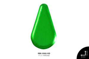 TACHE PLANO GOTA PLANCHA REF:8X13 mm VERDE 11.1 mill/pqt