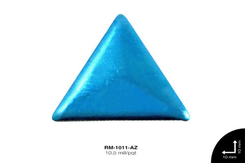 TACHE PLANO TRIANGULO PLANCHA REF:T 10X10  AZUL 10.5 mill/pq