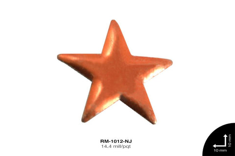 TACHE PLANO ESTRELLA PLANCHA REF:E 10X10 NARANJA 14.4 mill/p