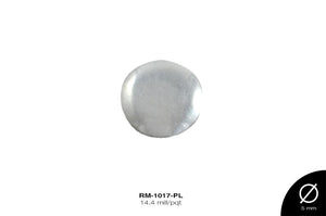 TACHE  PLANO CIRCULAR PLANCHA REF:5 mm  PLATA 14.4 mill/pqt