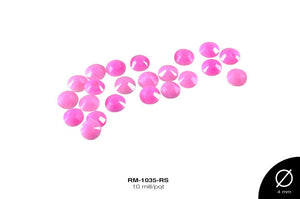 TACHE PLAST ADHES DIAMANTADO NEON REF:16SS ROSA 10 mill/pqt