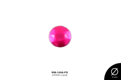 TACHE PLANCHA DIAMANTADO NEON 3mm REF: 10SS FUCSIA 24000 u/p