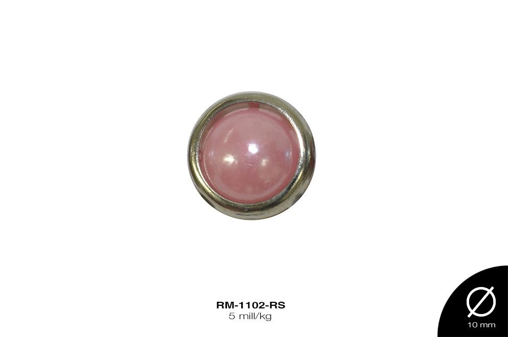 TACHE CIRCULAR LATON PERLA REF:10 mm  ROSA 5 mill/kg