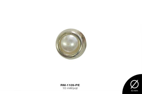 TACHE CIRCULAR LATON PERLA REF: 6mm  PERLA 10 mill/pqt