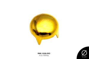 TACHE HIERRO REDONDO 8 mm REF:N°36 DORADO 4.5 mill/kg