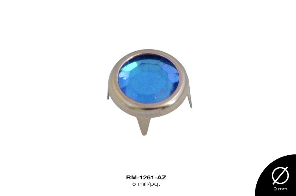 TACHE PIEDRA HIERRO NIQUEL REF: N°40 AZUL 5 mill/pqt