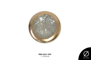 REMACHE METALICO PIEDRA CR 9.5mm REF: F0728 DORADO 1 mill/pq