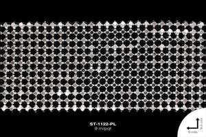 STRASS PLAST CONICO S/PUNTA10mm REF: SP-12L PLATA 9 m/pqt