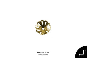 TERMINAL FLOR 9mm REF: HT024 DORADO 5600 u/pqt(kg)